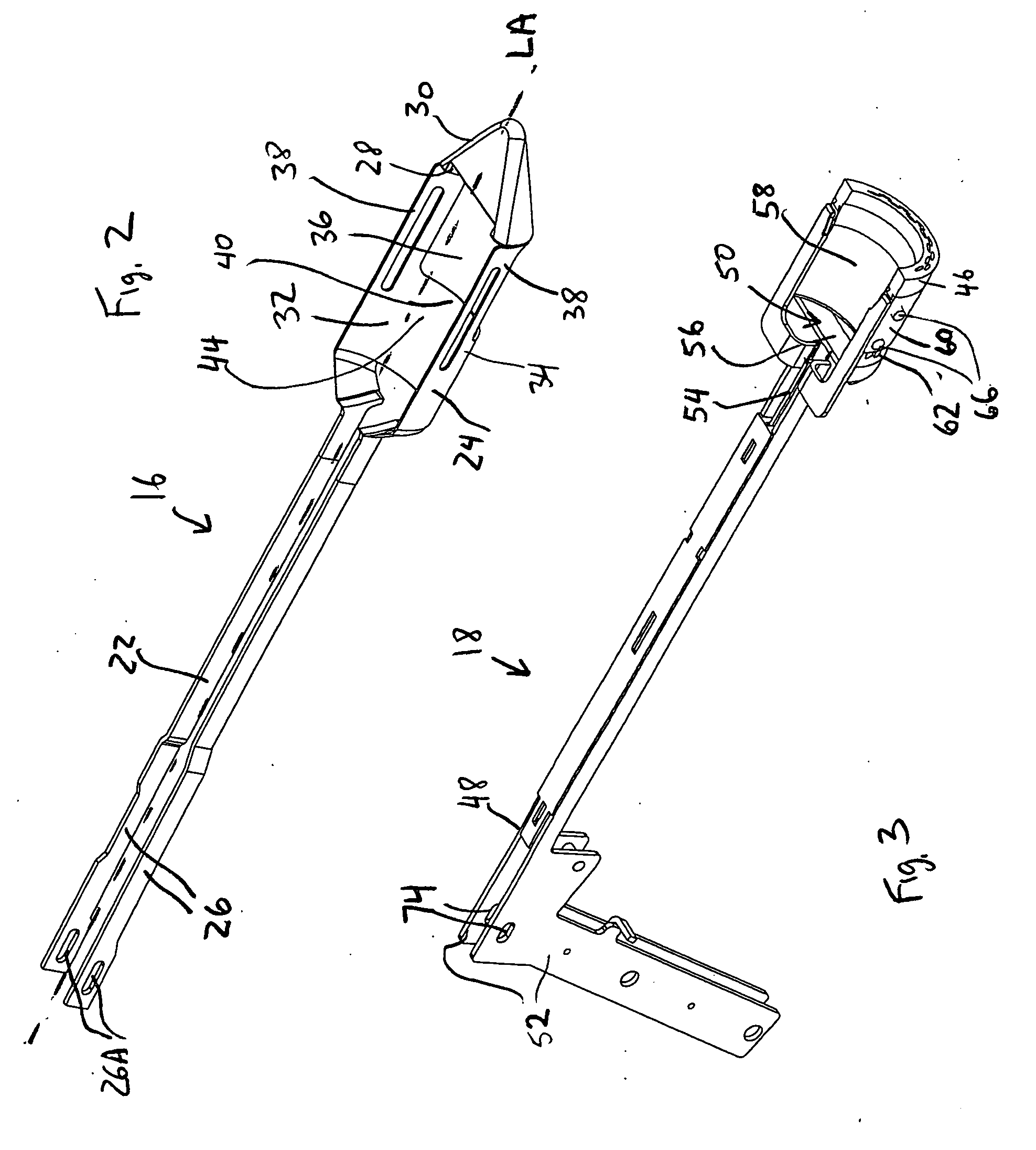 Surgical stapling instrument and method for its use