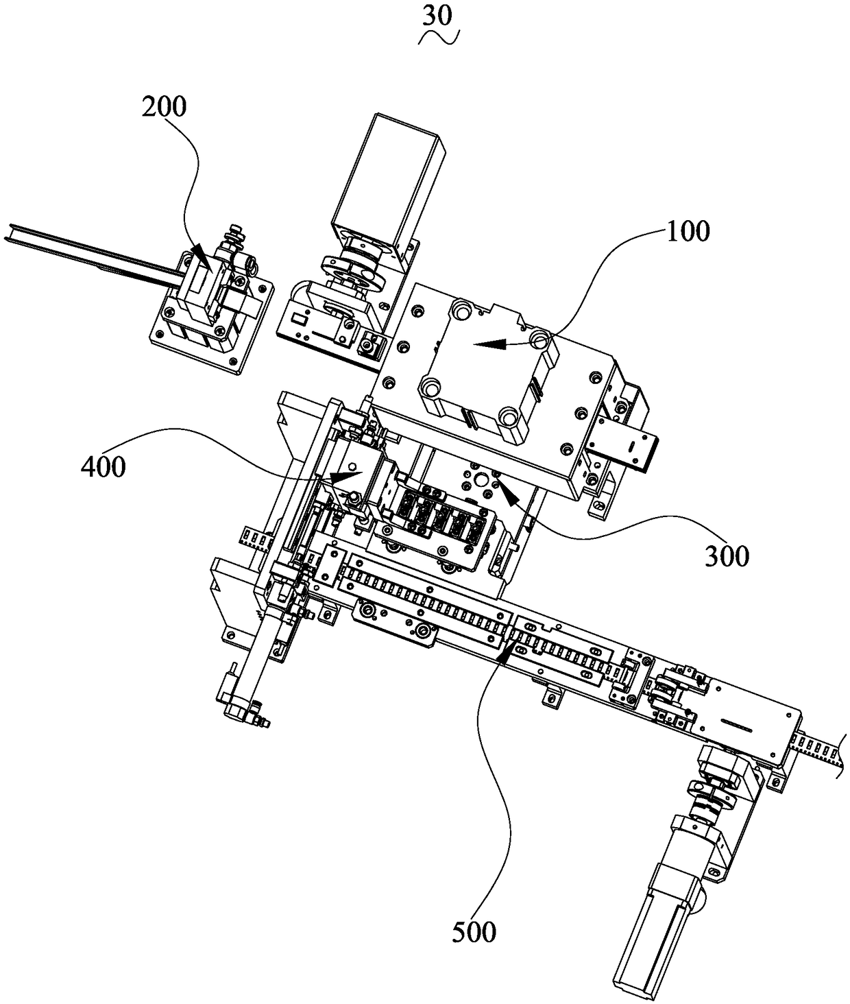 Waste band recycling mechanism and medical instrument packaging device thereof