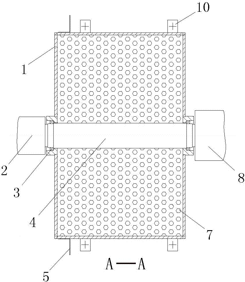 Drive shaft shielding over-the-wall device