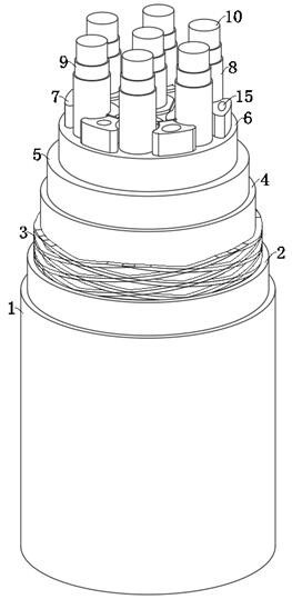 Motor leading-out wire with anti-static and anti-dislocation structure