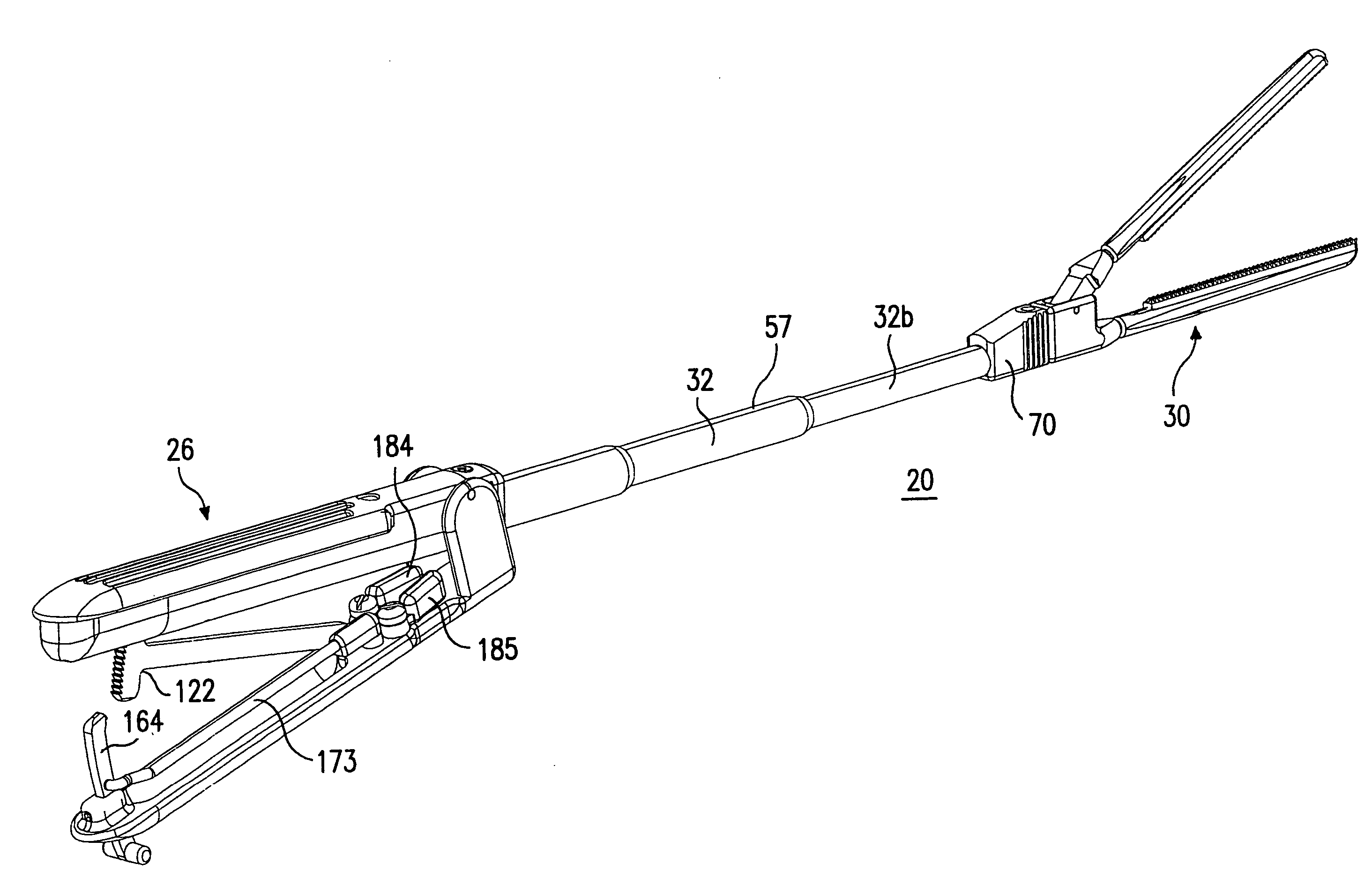 Clamp having bendable shaft