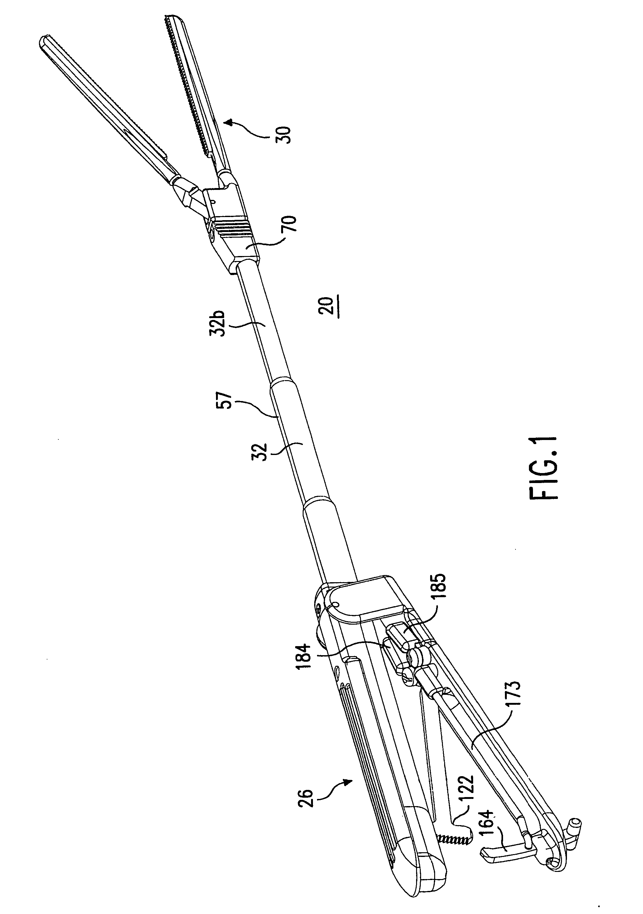 Clamp having bendable shaft