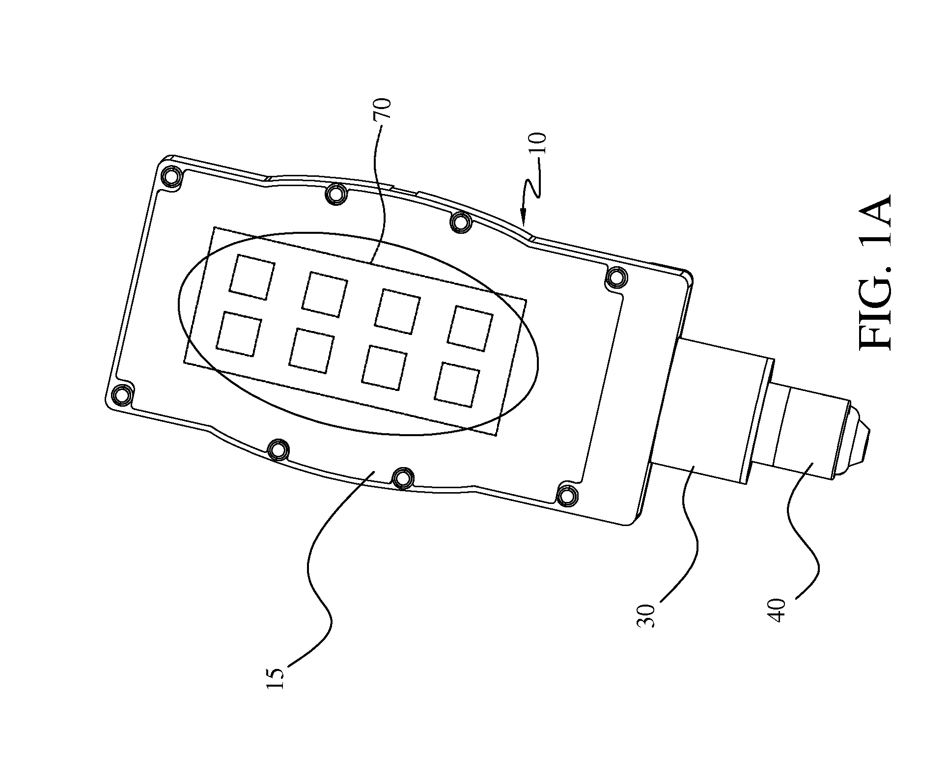 Outdoor LED Lighting Device Structure With Easy Installation Features