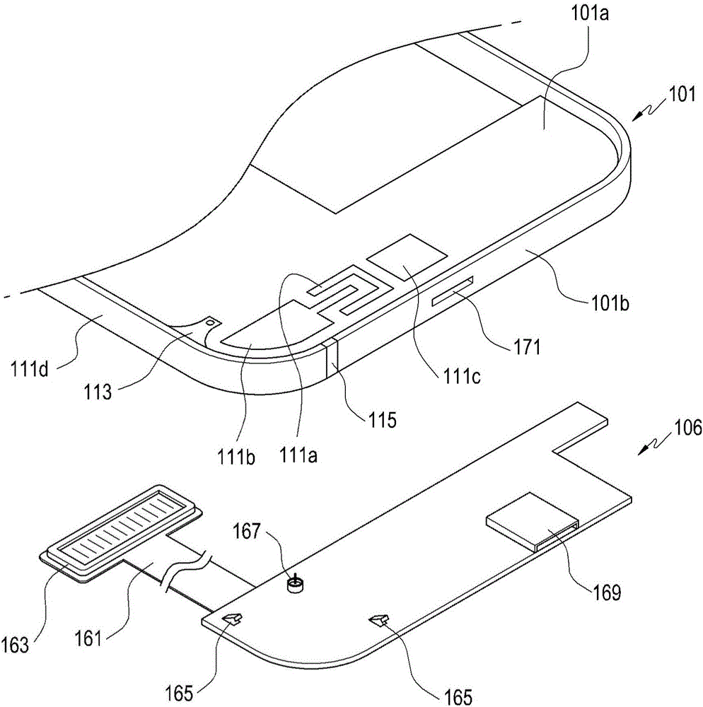 Electronic device including antenna device