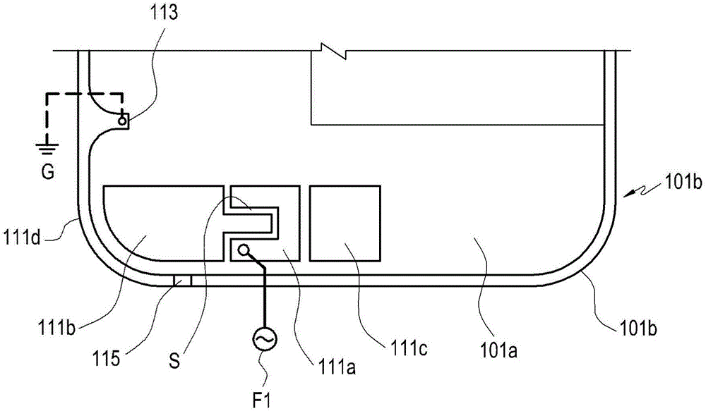 Electronic device including antenna device