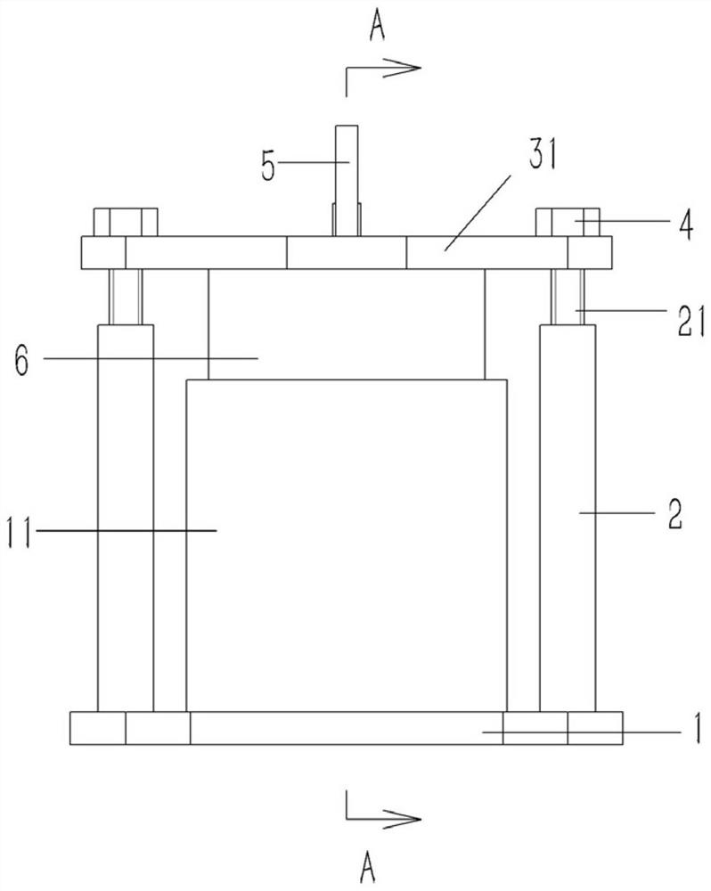 Feeding cylinder structure of photoresist to photoetching machine