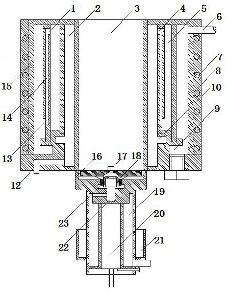 Vaporized fuel oil furnace