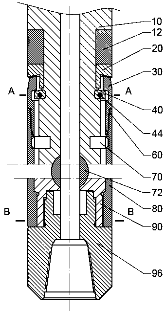 Suspending device for preventing rotary guiding tool from falling into well