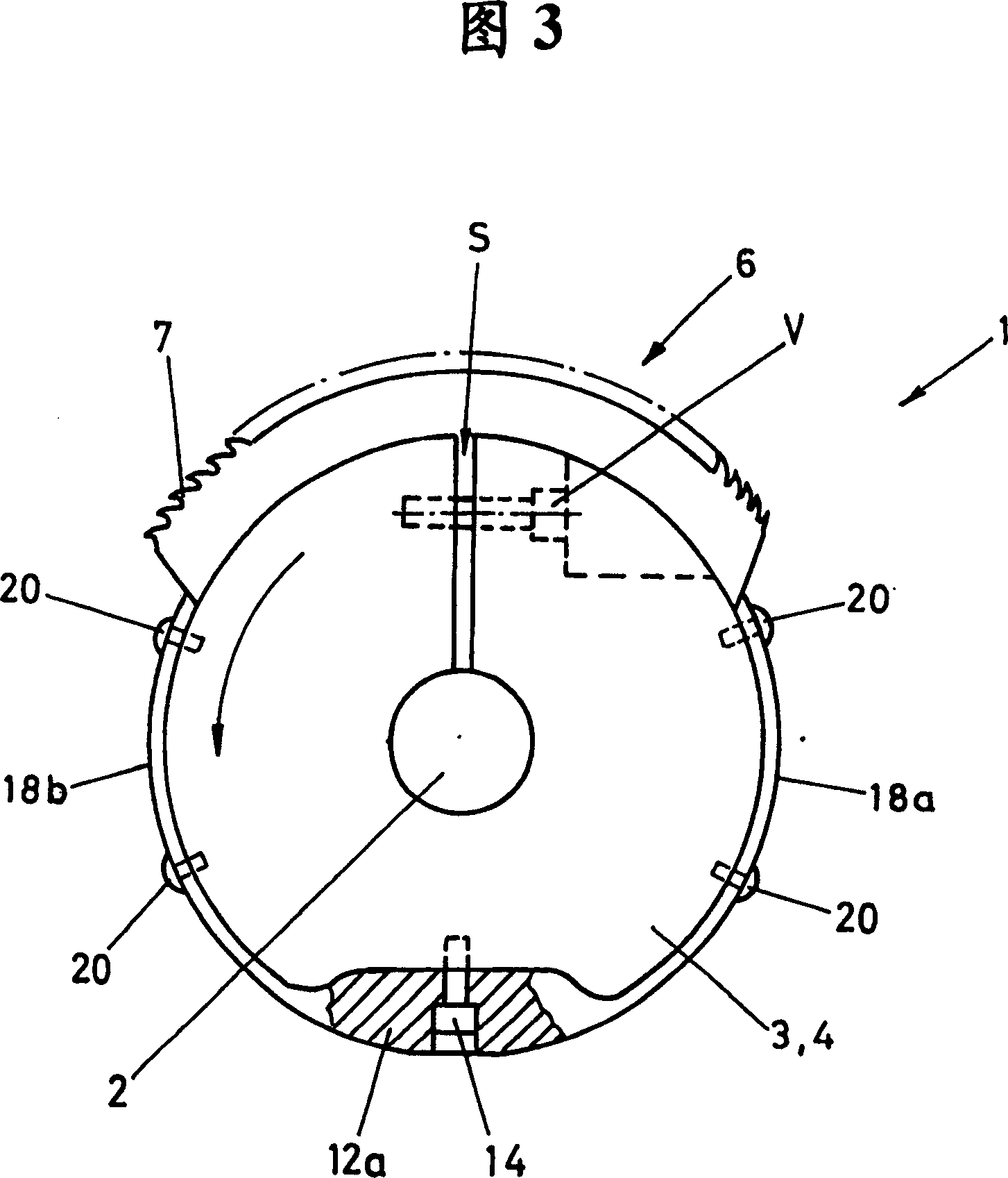 Circular comb for circular comber