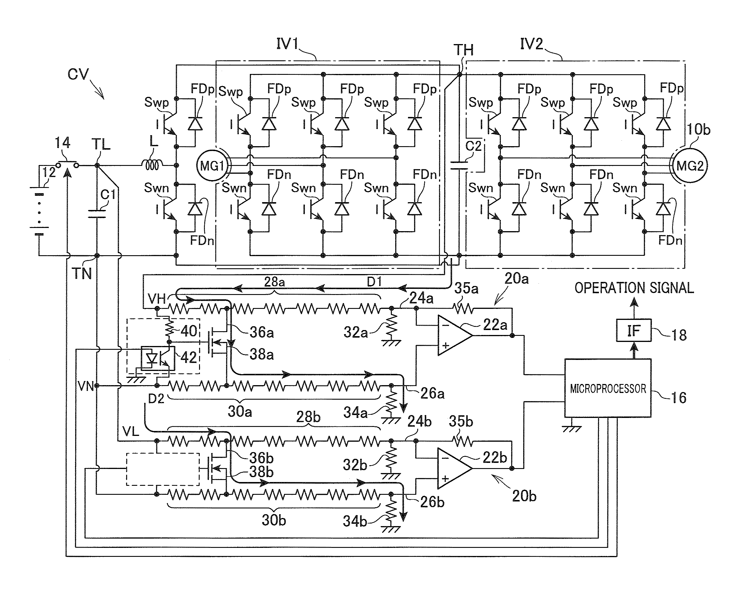 Discharge circuit for capacitor