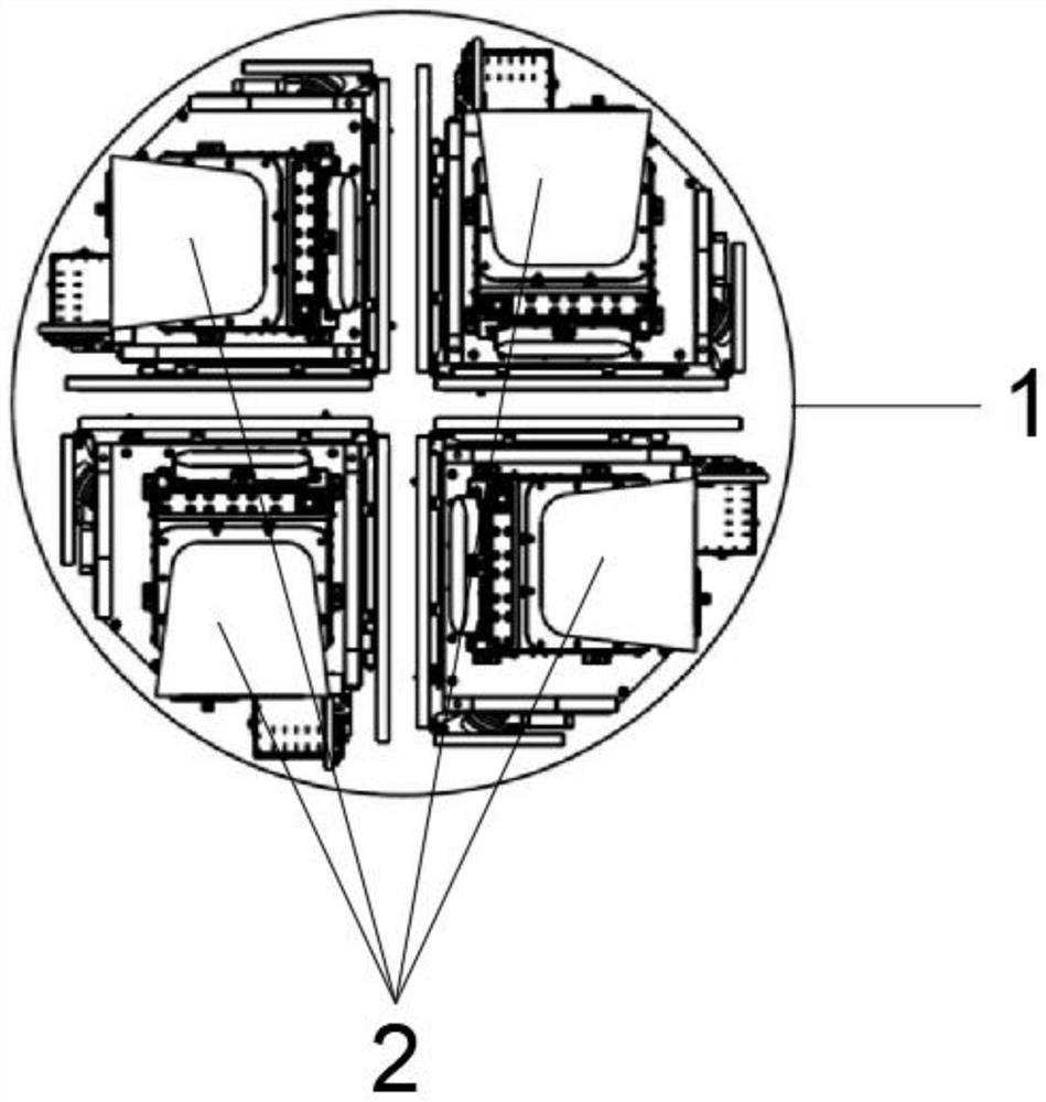 A configuration design of micro-satellites adapting to the launch of multiple satellites in a cylindrical fairing space