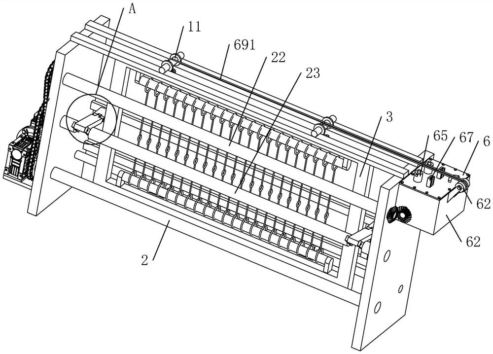 Single-motor-driven linkage system for net weaving machine