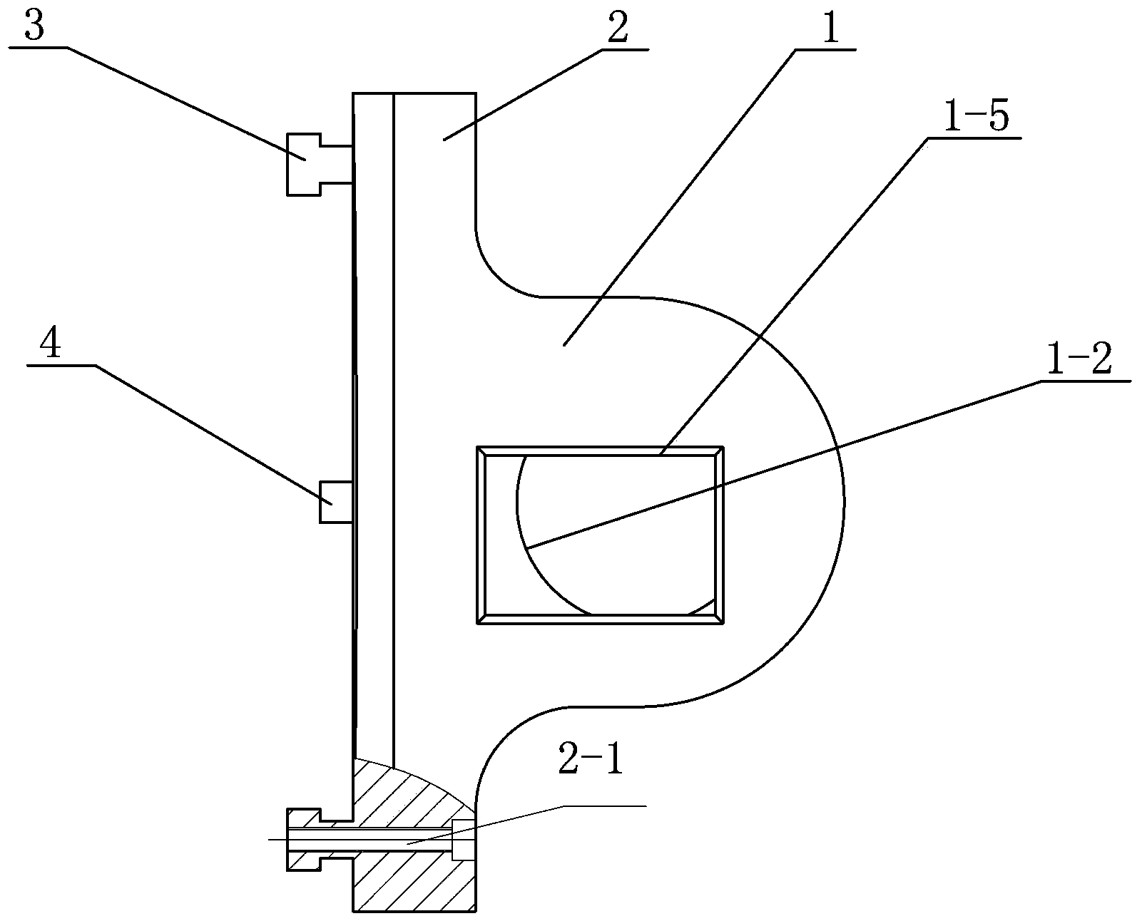 Mounting and clamping dual-purpose knife set for facing head machining