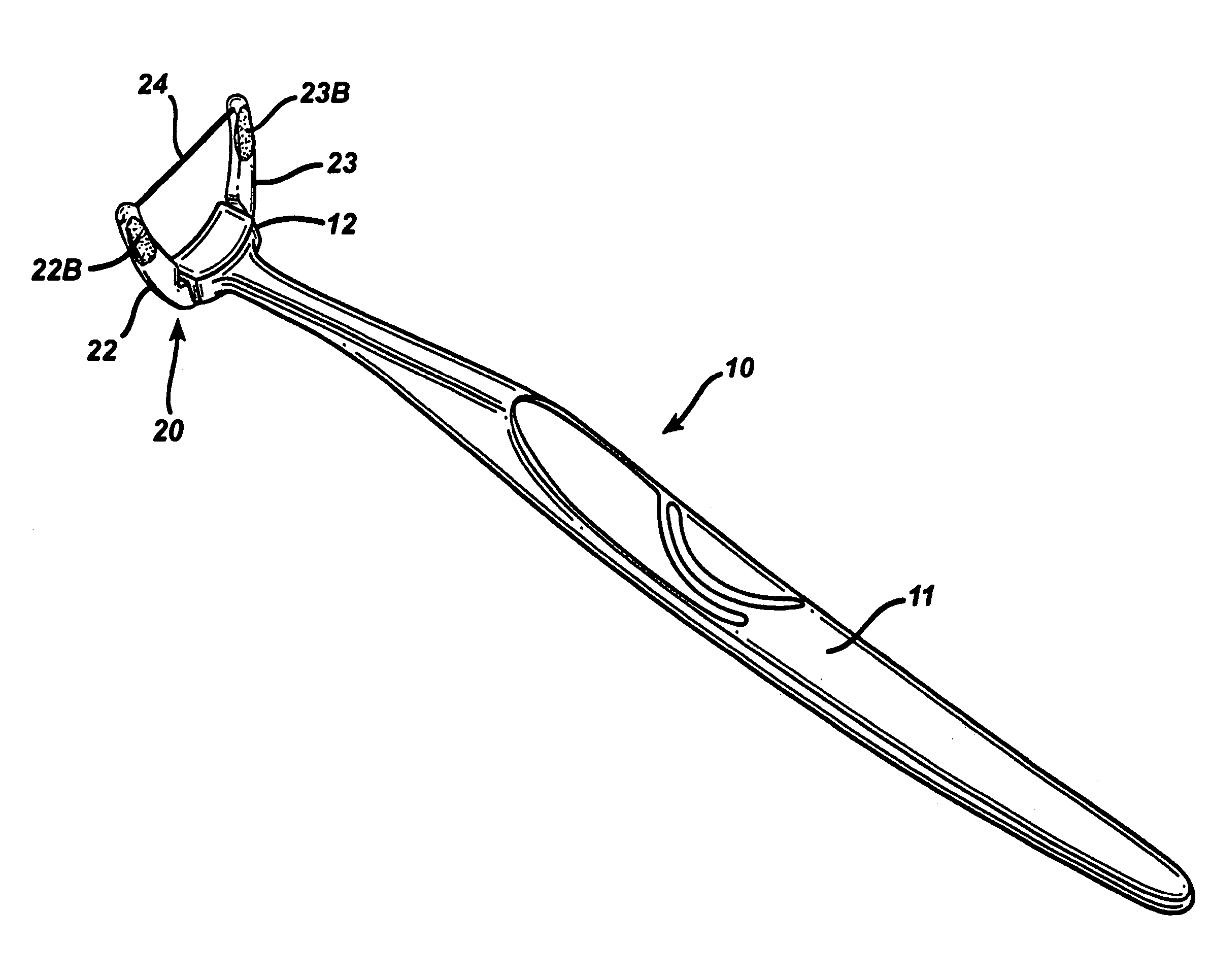 Dental device with improved retention of a flavor and/or chemotherapeutic agent composition