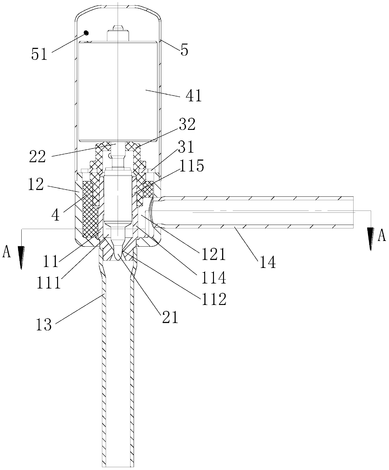 An electronic expansion valve