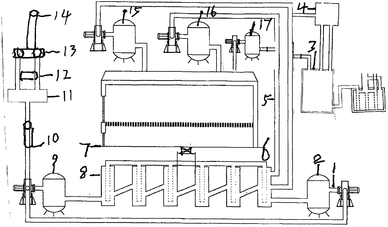 Tail gas purifier for controlling toxic and harmful waste gas discharged at end of chemical plant chimney