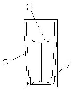 No.0 block supporting structure suitable for rigid frame bridge and construction method of No.0 block supporting structure