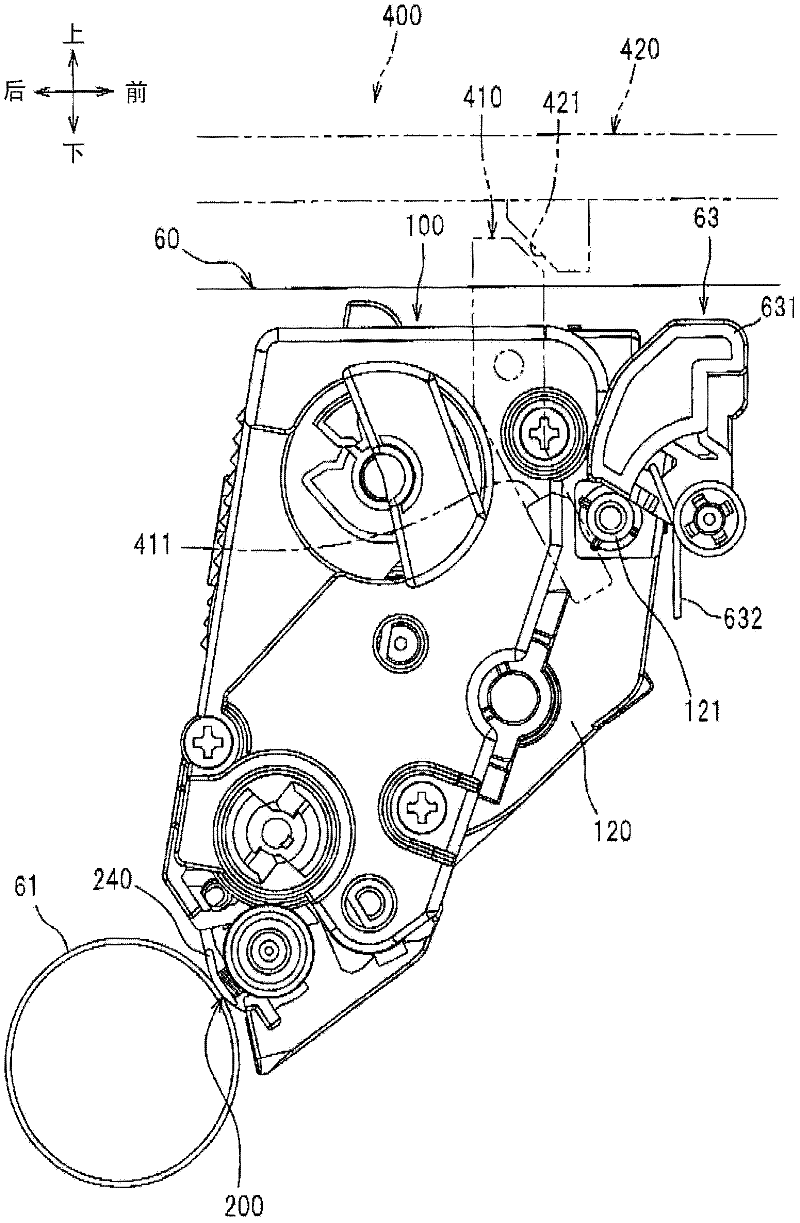 Process unit and image-forming device using process unit