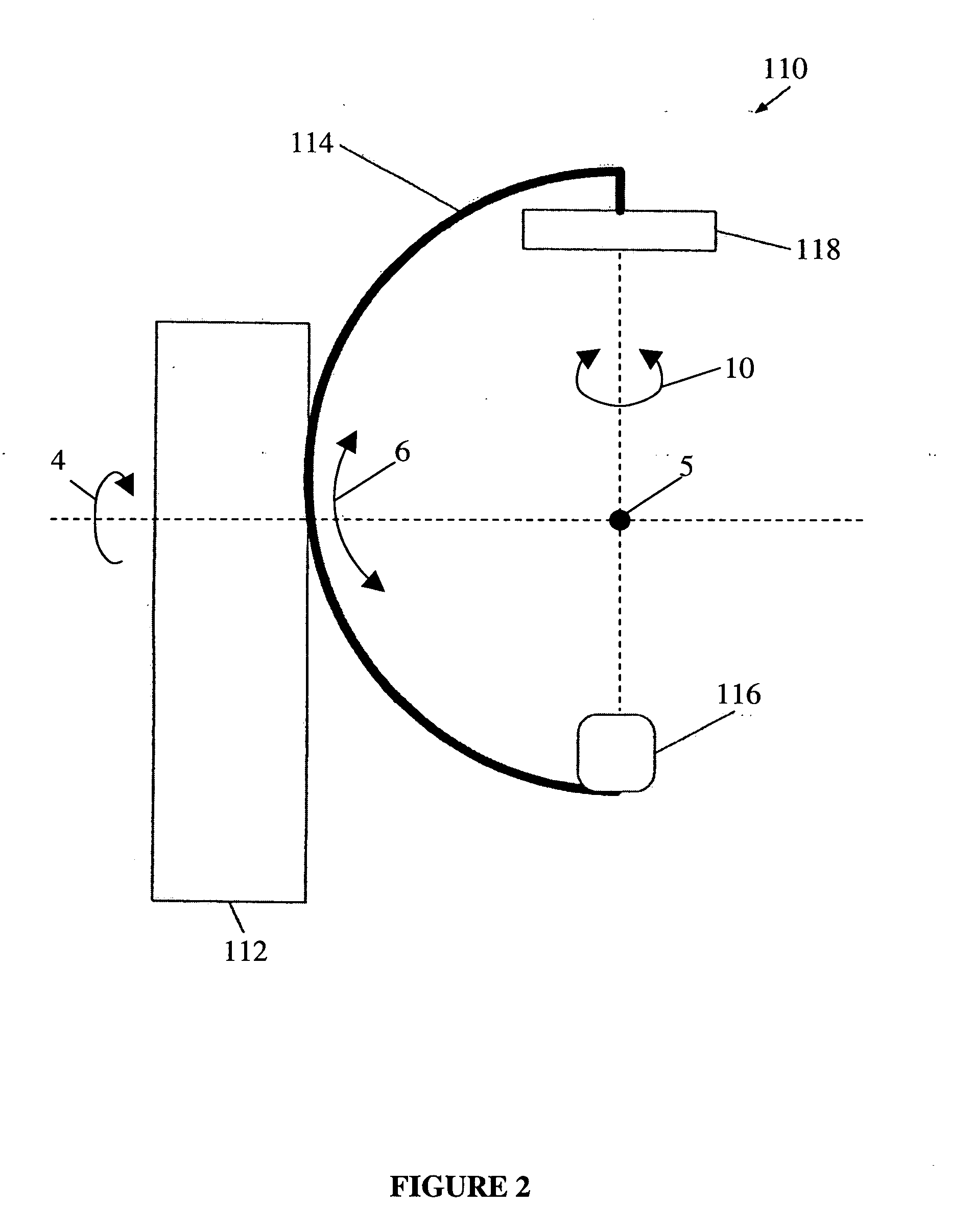 C-arm device with adjustable detector offset for cone beam imaging involving partial circle scan trajectories