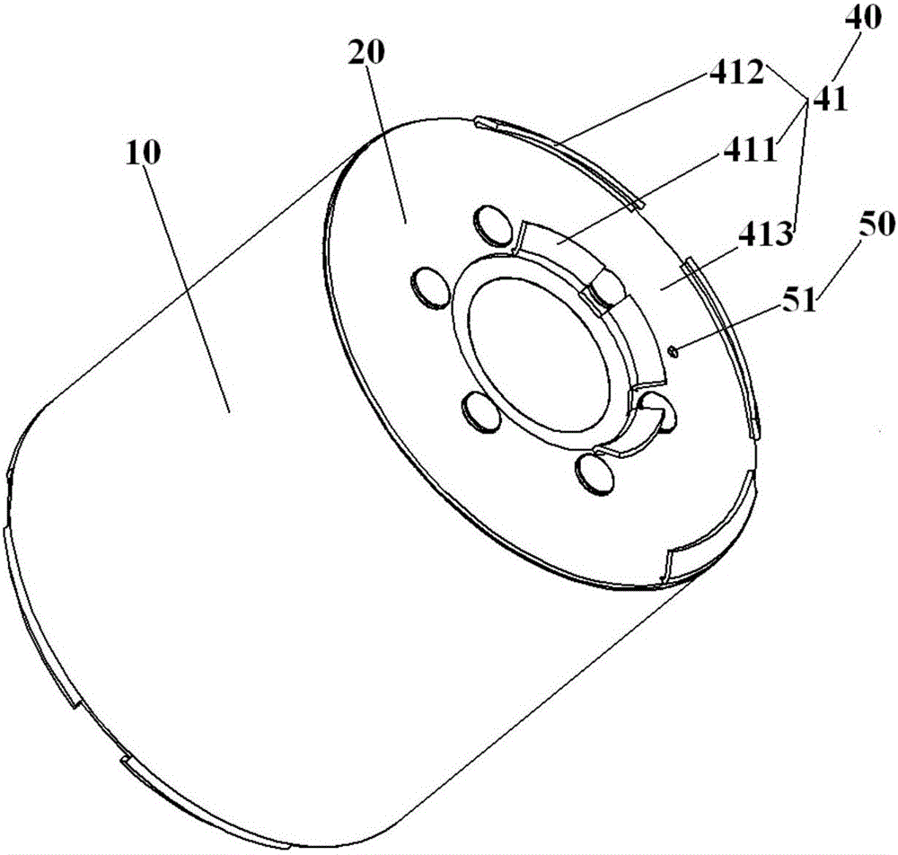 Motor rotor assembly and air-conditioning compressor with same