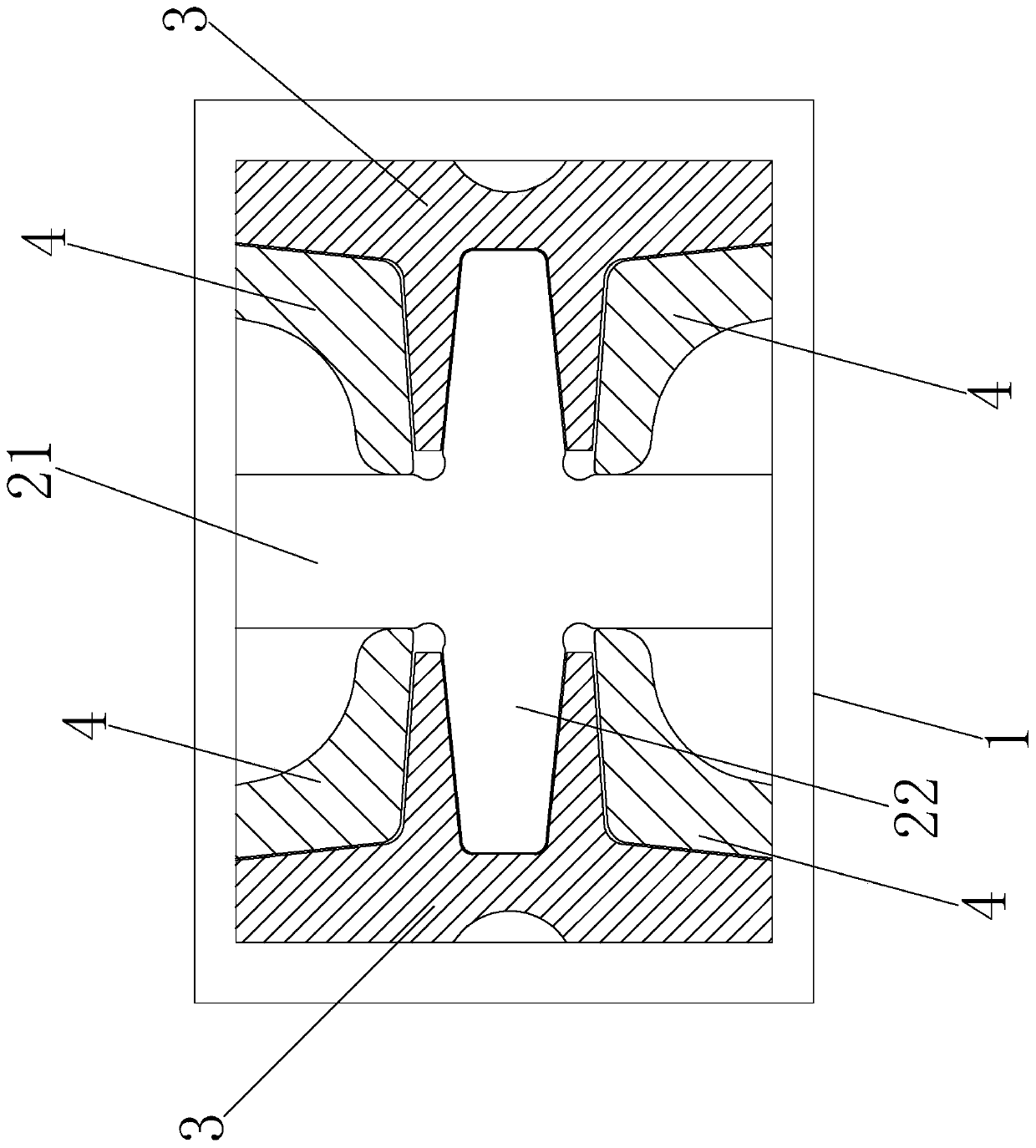 Inductor forming and foot shearing integrated machine