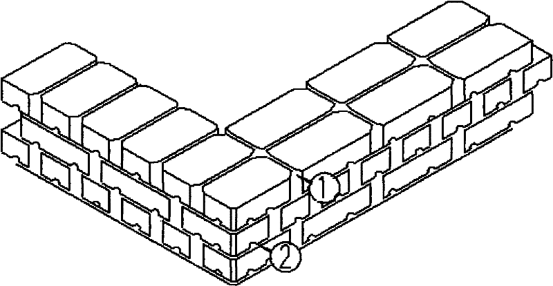 Construction method for anti-seepage external wall