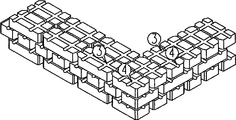 Construction method for anti-seepage external wall