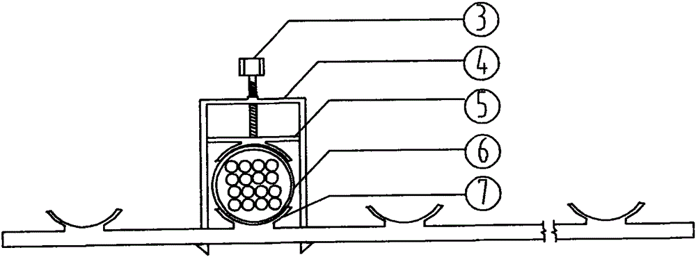 Combined cable shielding card