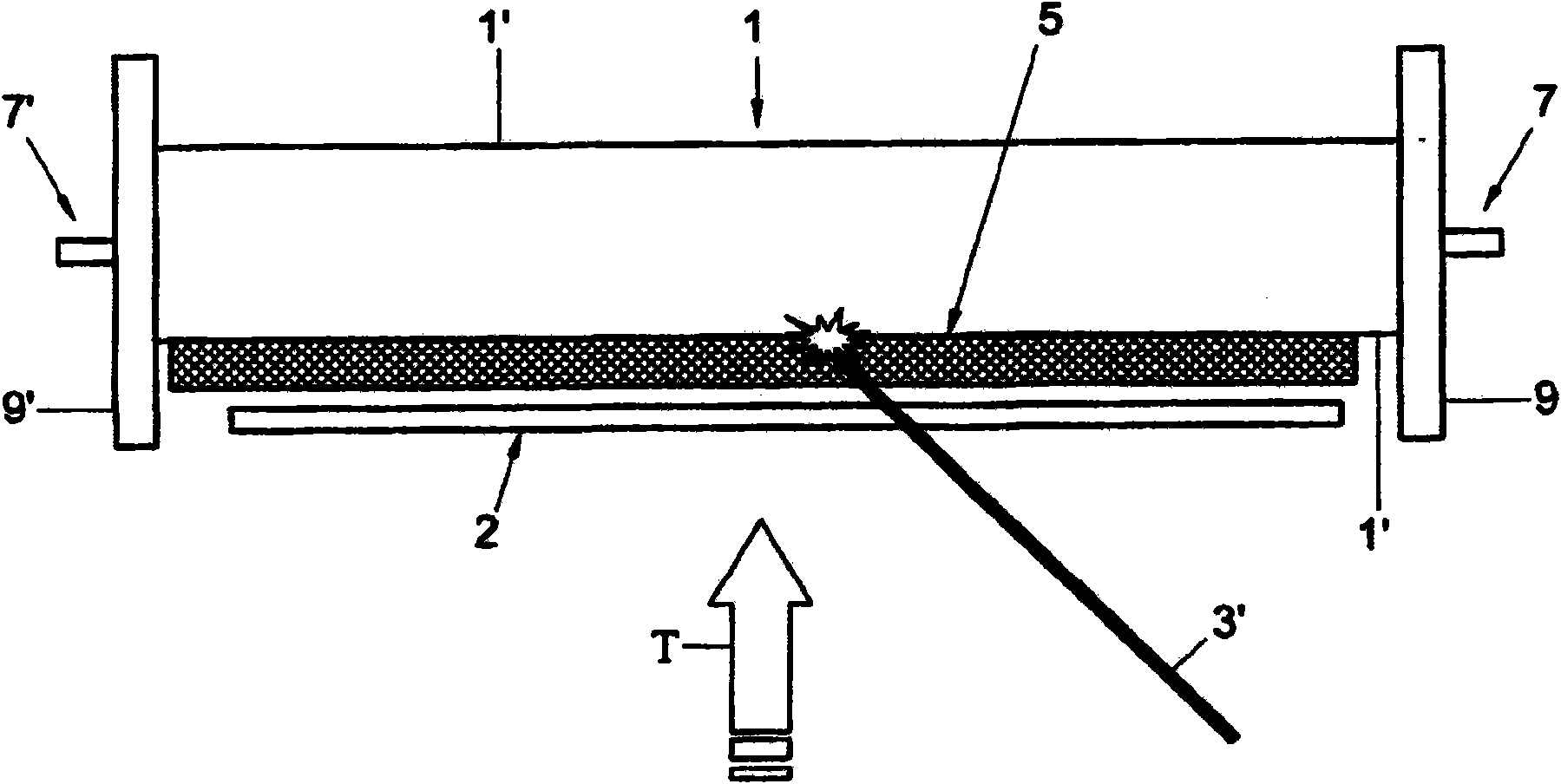 Method and system for continuous or semi-continuous laser deposition