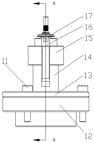 Automatic screw rod valve riveting assembling machine