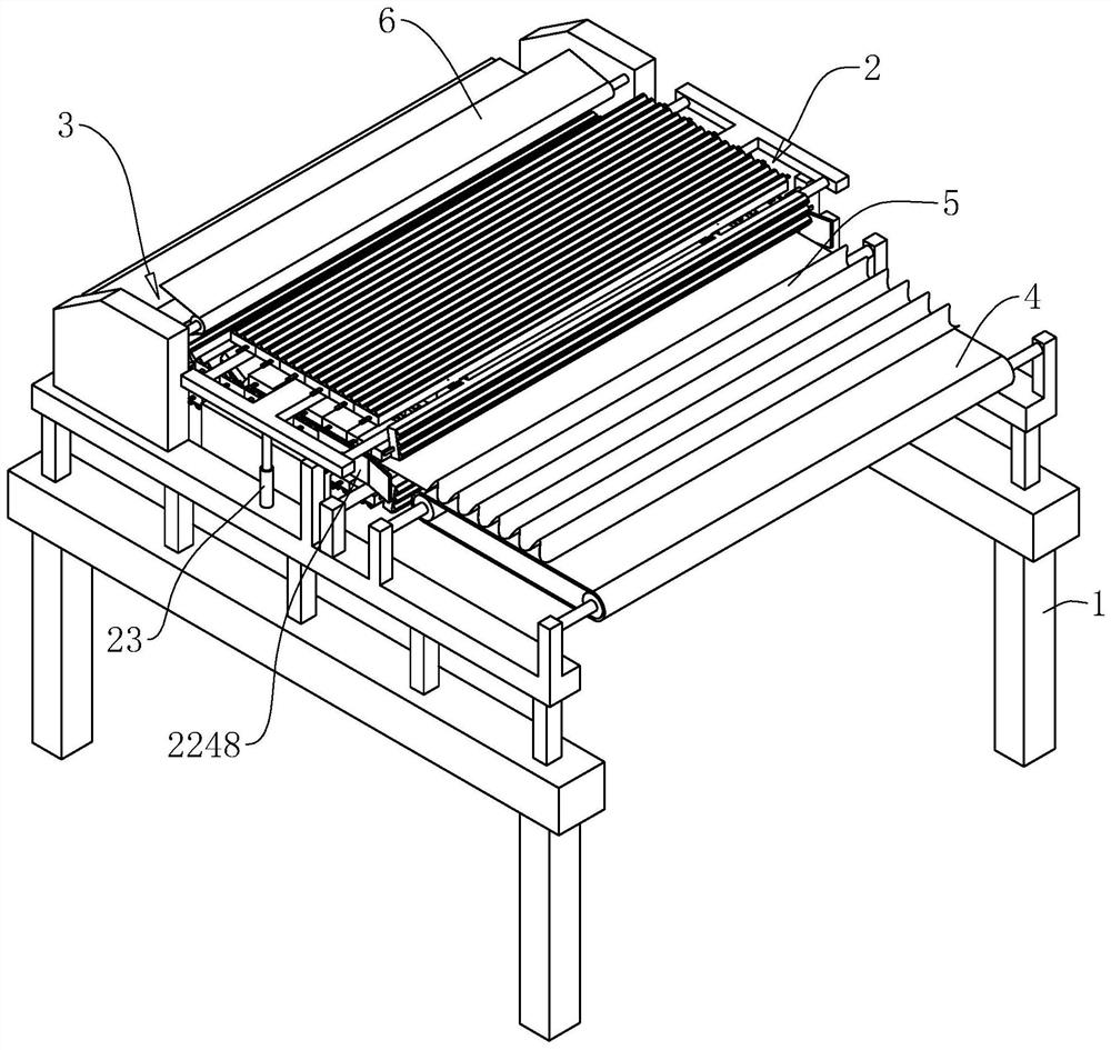 Forming conveying system for corrugated paperboard