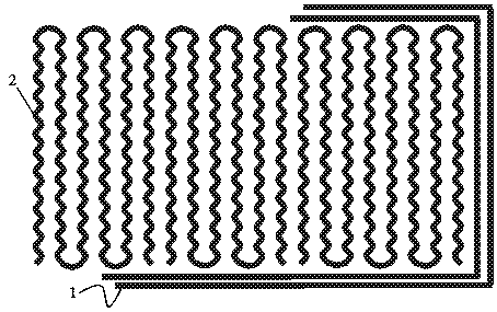 Horizontal fiber-laminated cement grass-planting parking lot and processing method thereof