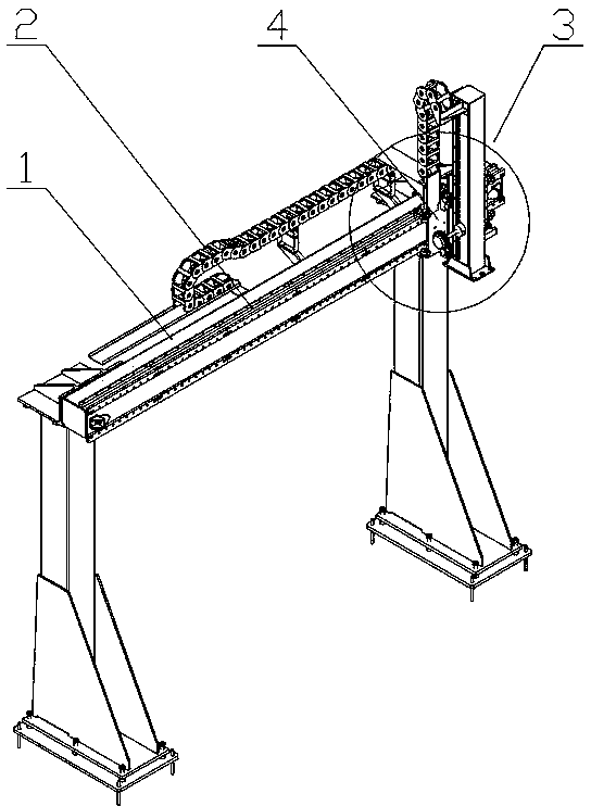 High-speed and heavy-duty truss mechanical arm