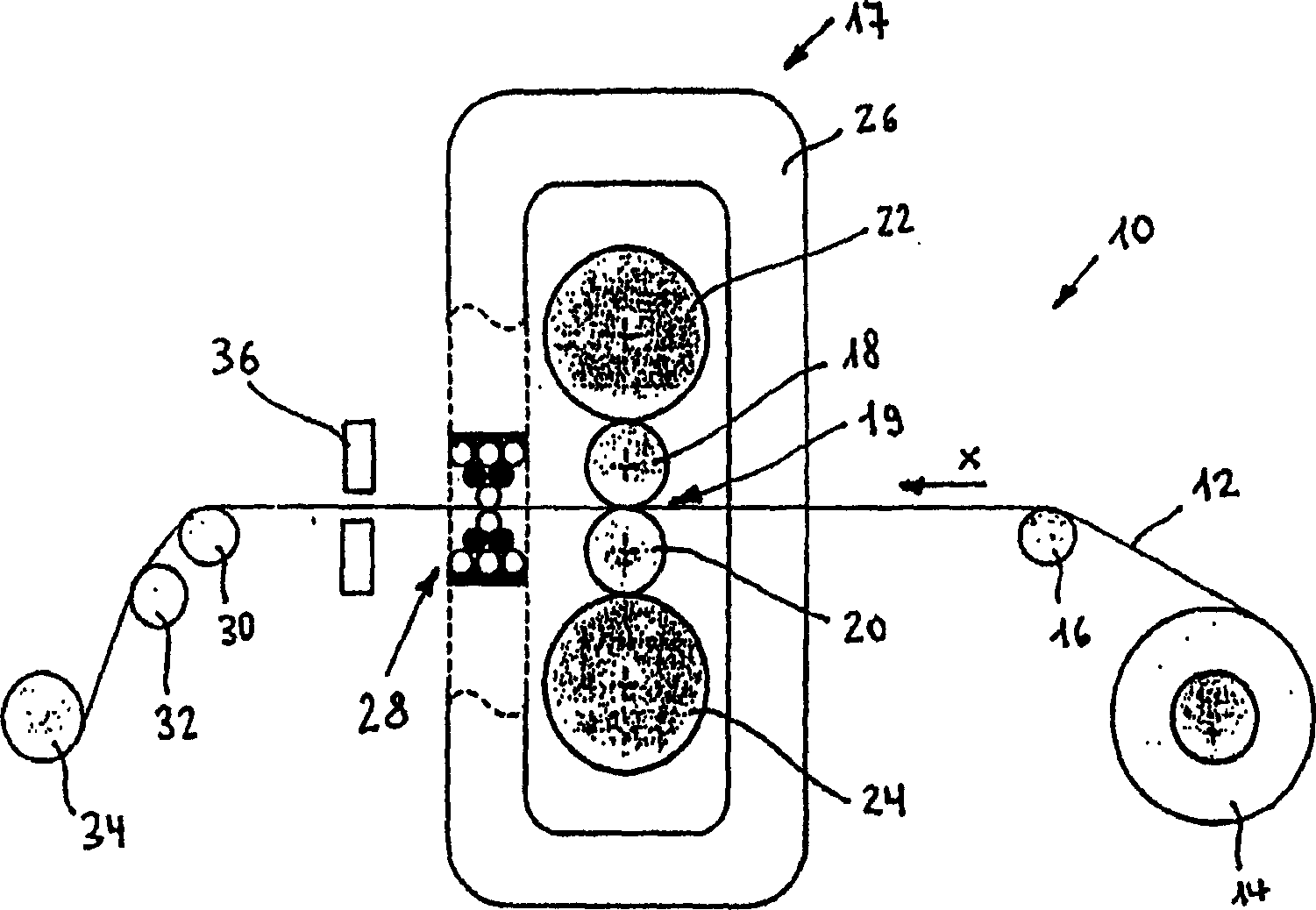 Method and installation for the production of an aluminum sheet with a textured surface