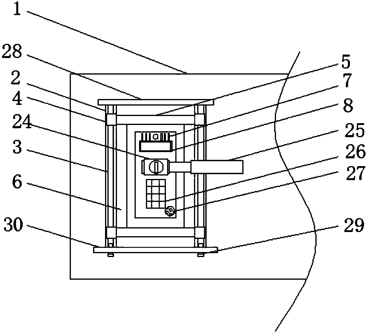 Intelligent lock convenient to mount and dismount