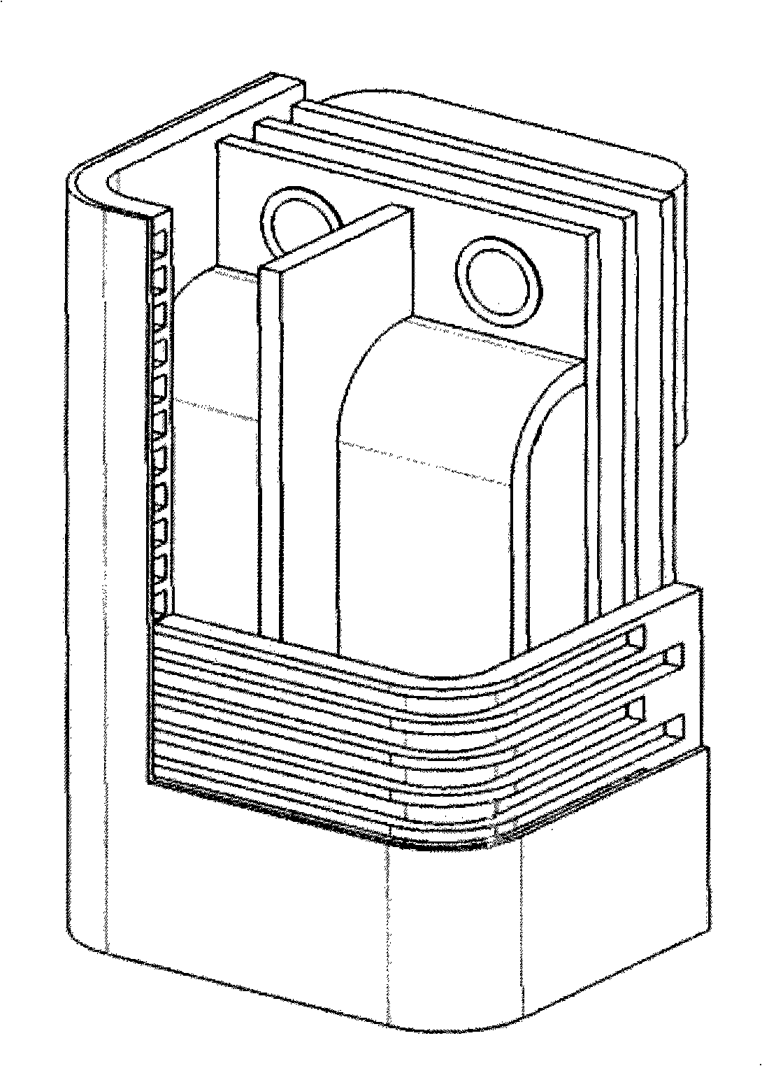 Manufacture technique for thermonuclear reactor flow-passage containing parts