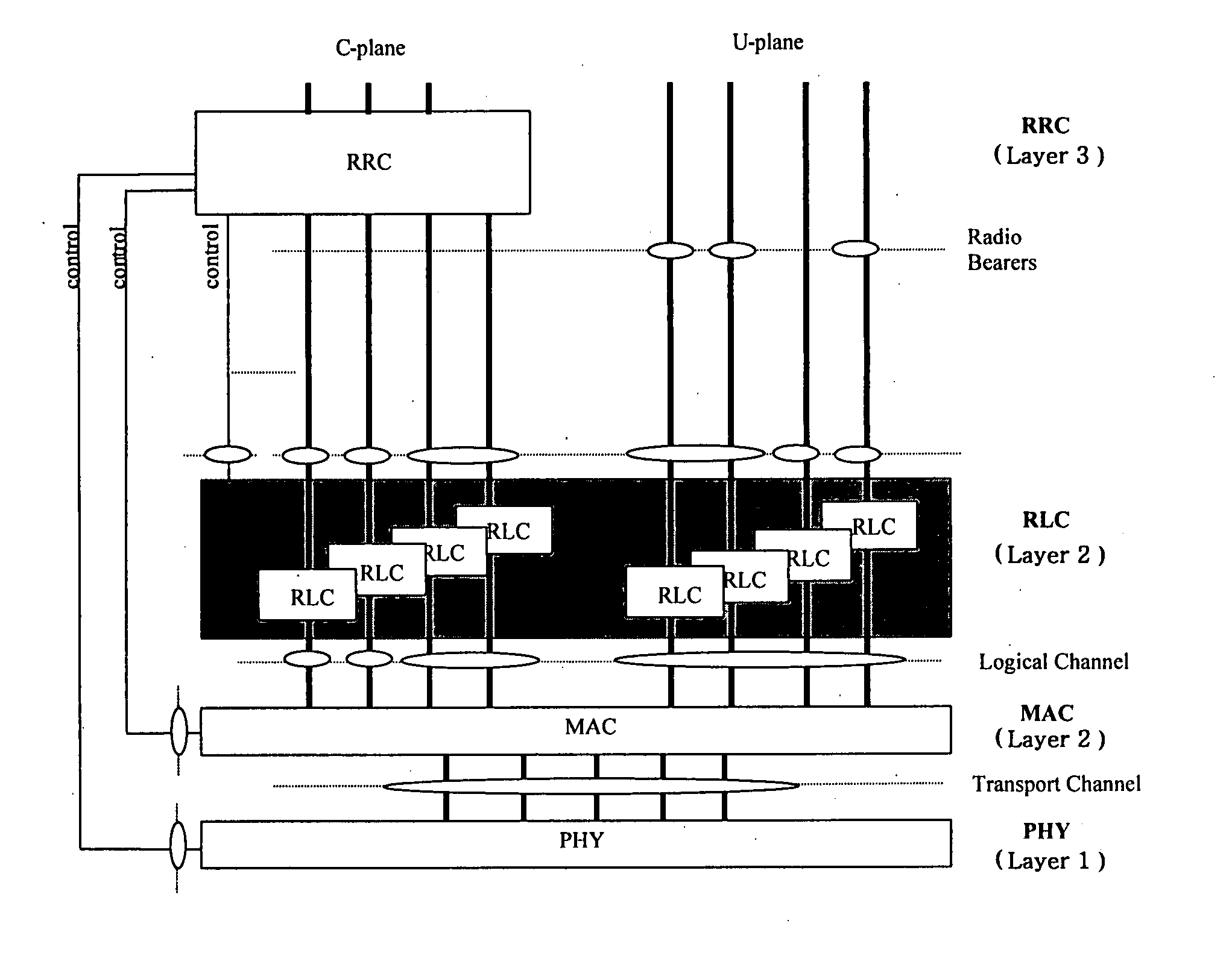 Paging technique to support point-to-multipoint (p-t-m) data transmissions