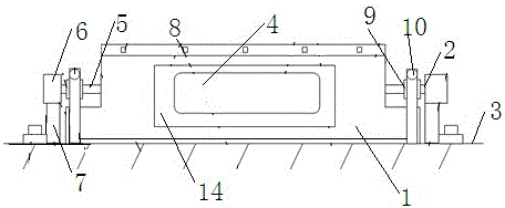 Cleaning device for poultry houses in Karst area and operation method of cleaning device
