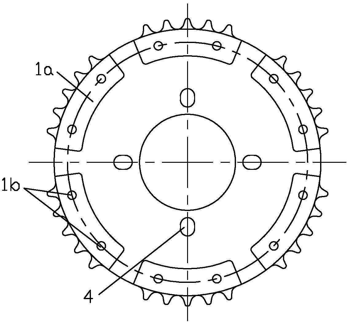 Modular multifunctional chain wheel