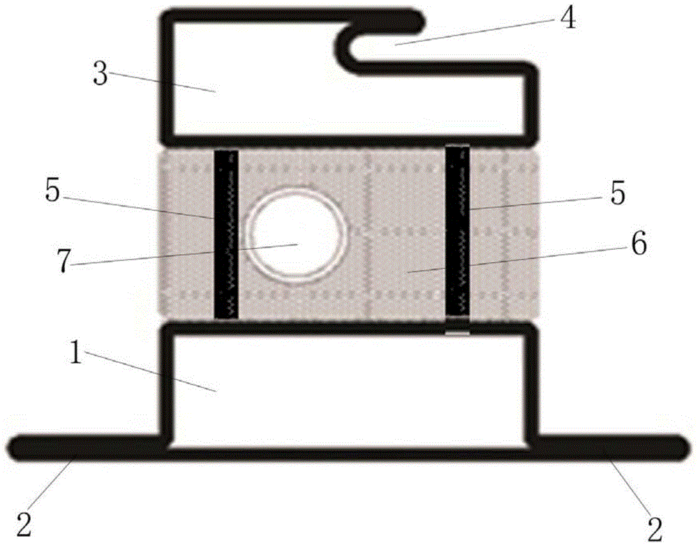 Fireproof profile of steel framework