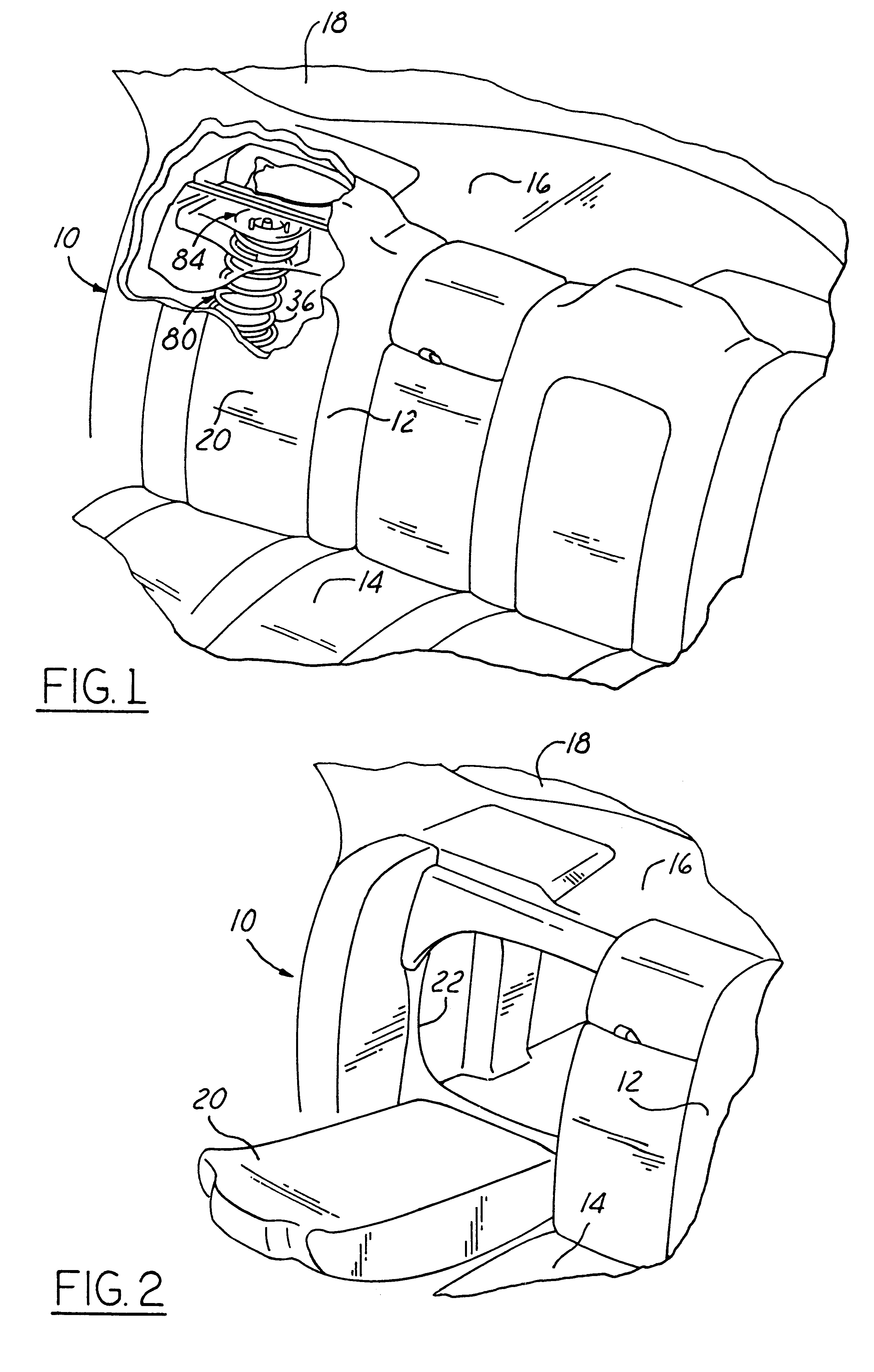 Isolated support for a rear suspension component 1