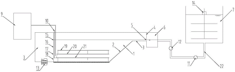 A temperature difference-sediment coupled hyperpycnal flow simulation test device and method for stratified reservoirs