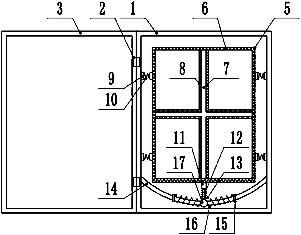 Protective box for transportation of electronic products