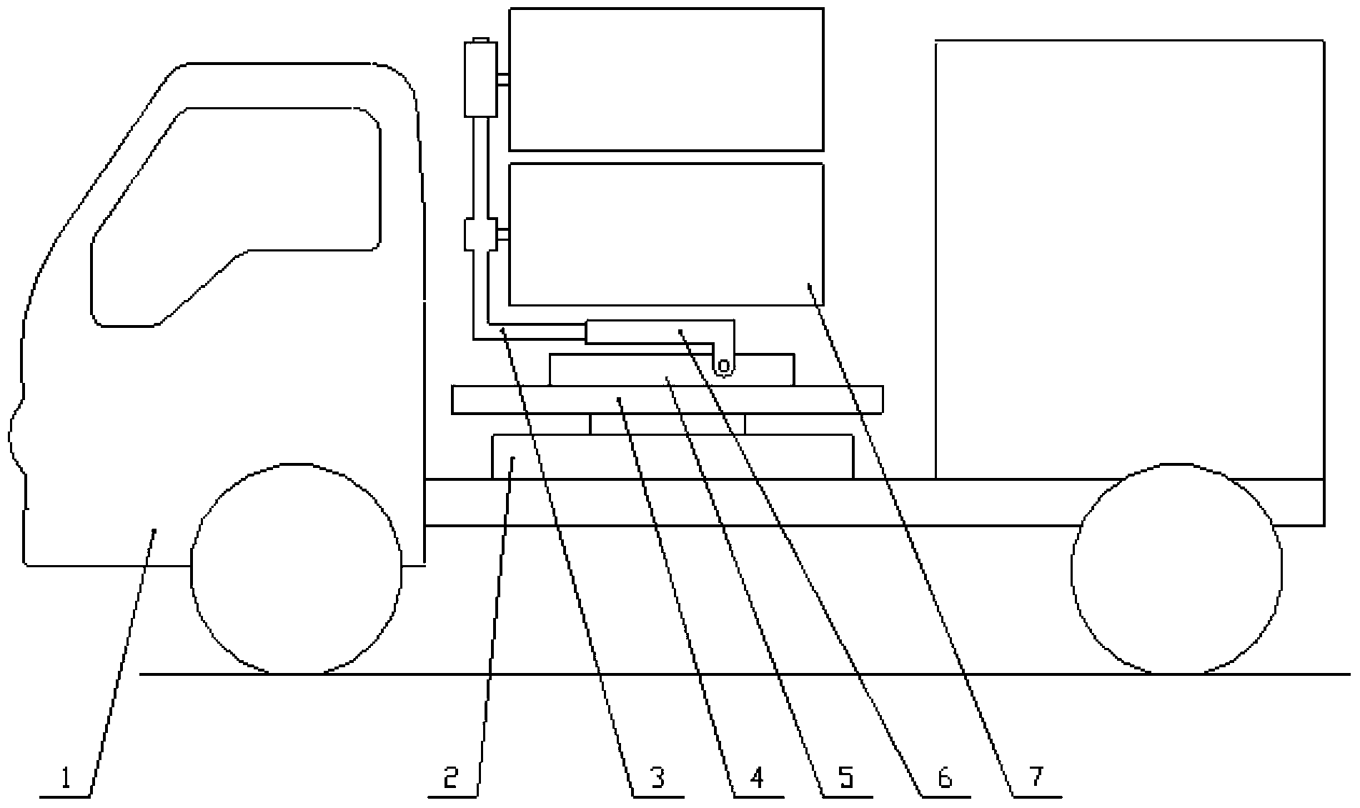 Bidirectional guardrail cleaning vehicle