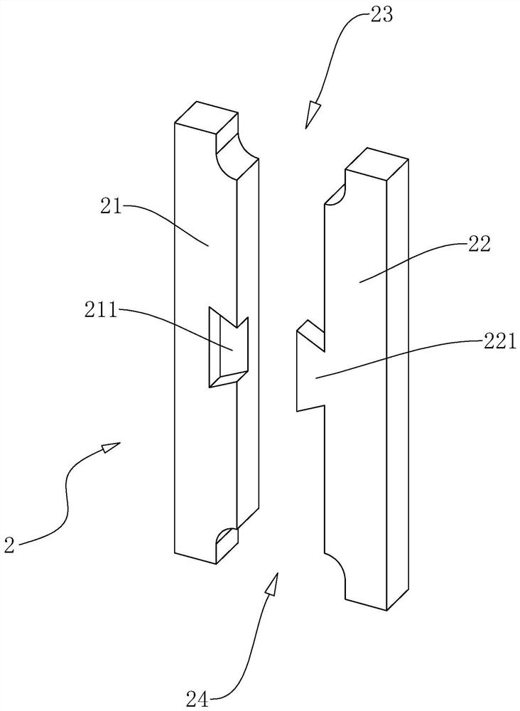 Tool type structure construction joint rapid retaining construction method