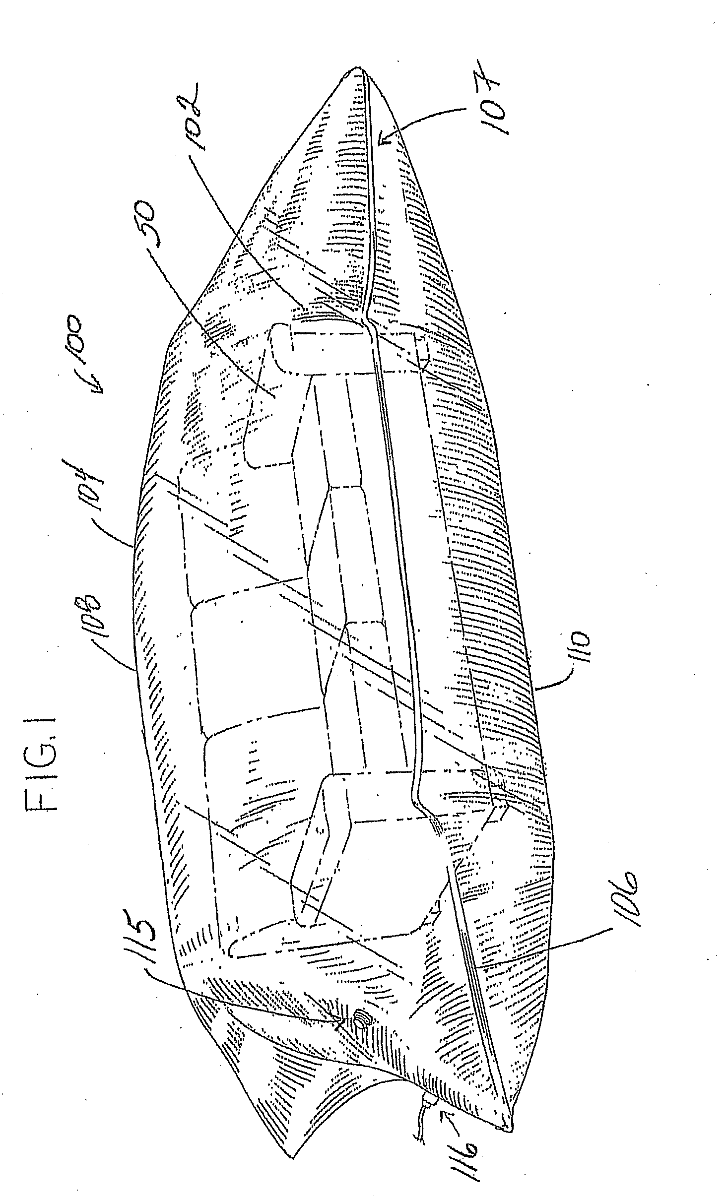 Inflatable portable treatment device