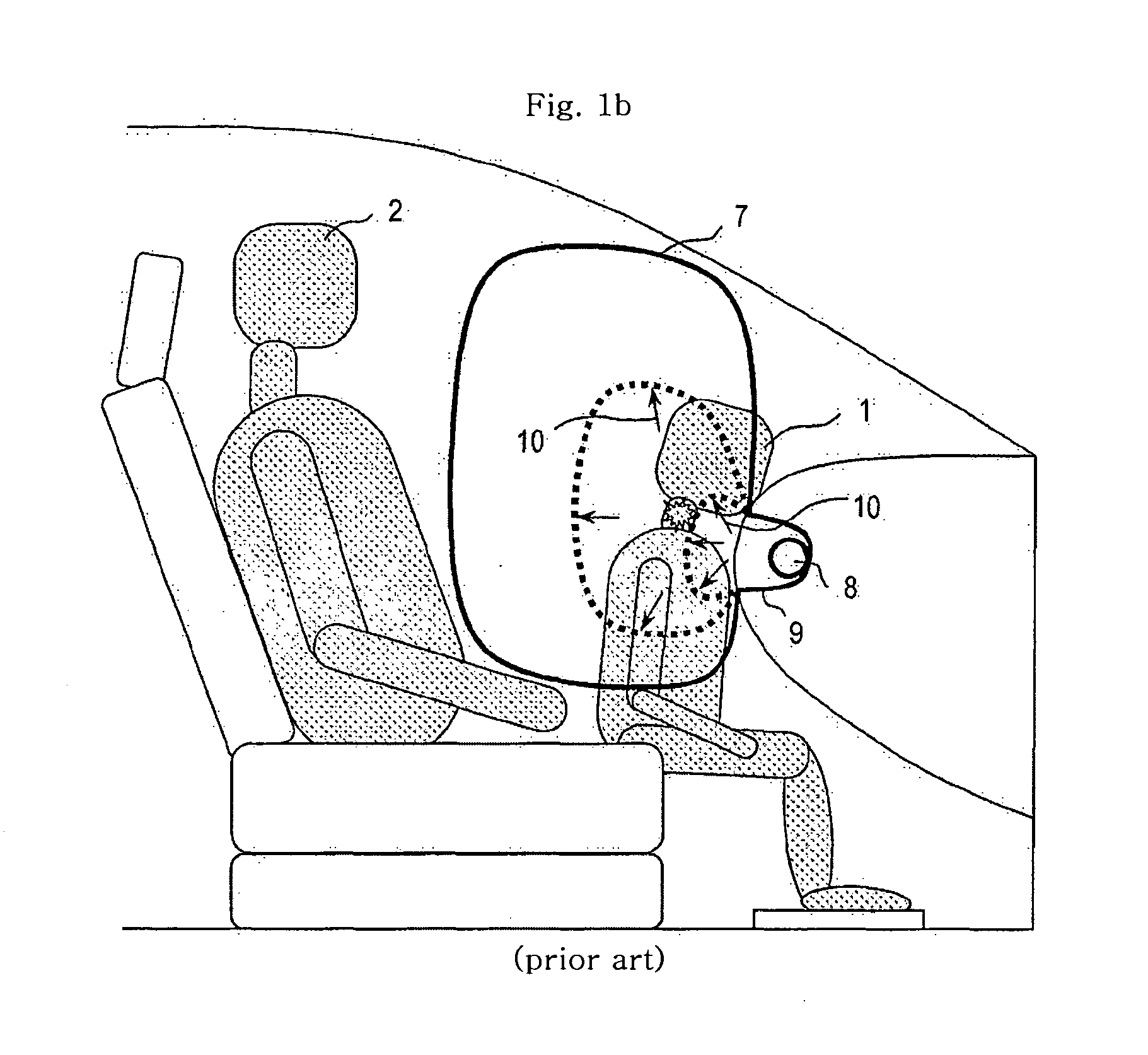 Low risk deployment passenger airbag system using slim type passenger airbag module