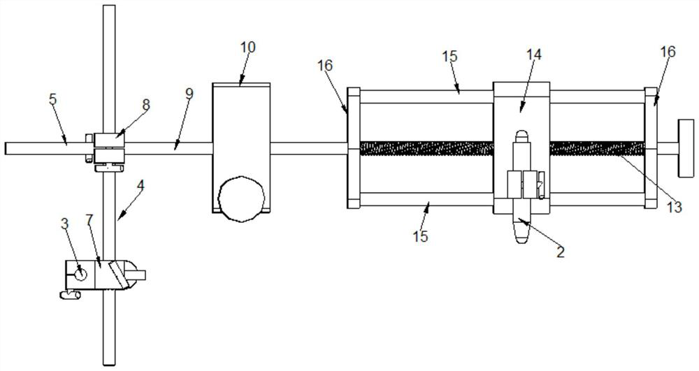 Laser locator for brain stereotactic localization