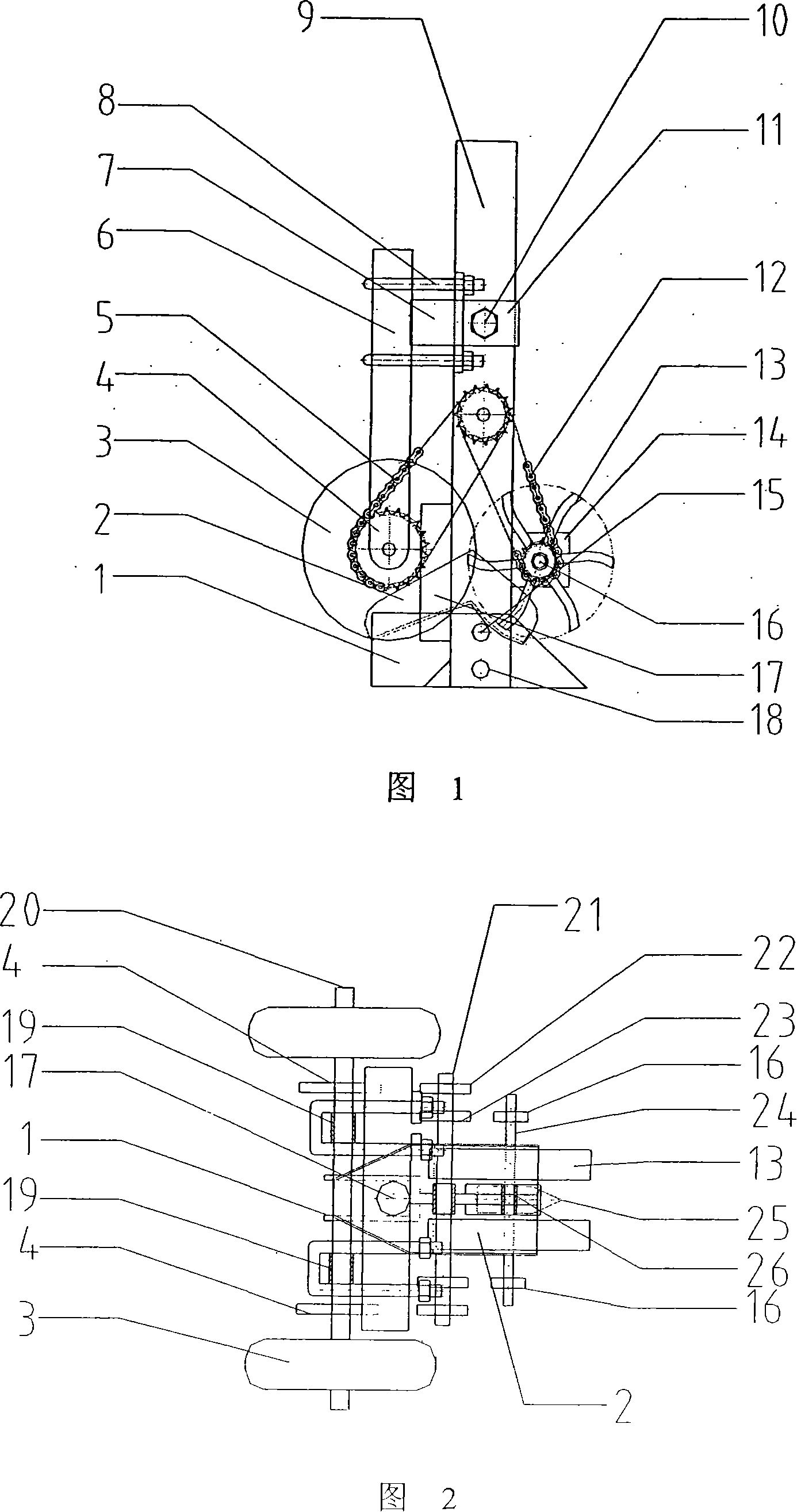 Auxiliary covering mechanism of sowing mechanism