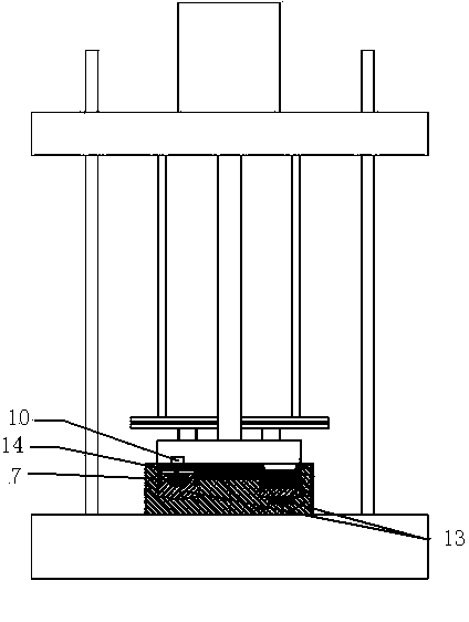 Casting and forging method and casting and forging device